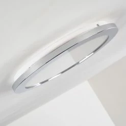 Hofstein Fasola Deckenleuchte LED Nickel glänzend, 1-flammig -Bürolampen Verkäufe fasola deckenleuchte h3266083 do4 4