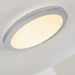 Hofstein Fasola Deckenleuchte LED Nickel glänzend, 1-flammig -Bürolampen Verkäufe fasola deckenleuchte h3266083 do4 5