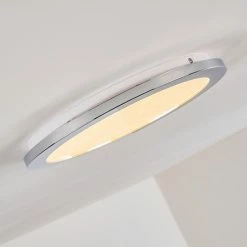 Hofstein Fasola Deckenleuchte LED Nickel glänzend, 1-flammig -Bürolampen Verkäufe fasola deckenleuchte h3266083 do4 8