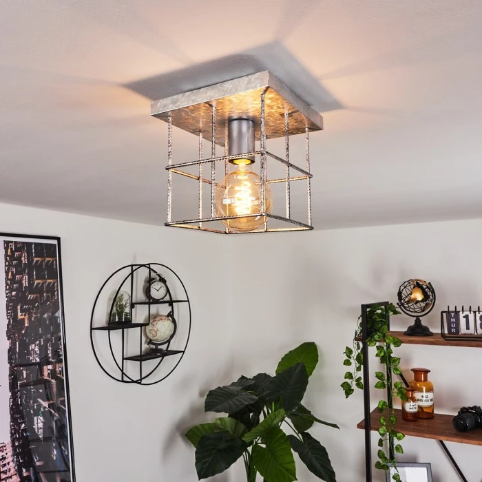 Hofstein Fevaag Deckenleuchte Silber, 1-flammig 1 Hofstein Fevaag Deckenleuchte Silber, 1-flammig