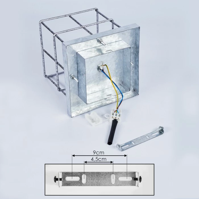 Hofstein Fevaag Deckenleuchte Silber, 1-flammig 5 Hofstein Fevaag Deckenleuchte Silber, 1-flammig – Bild 5