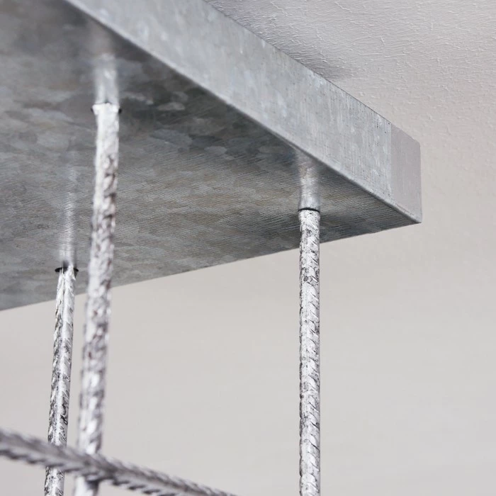 Hofstein Fevaag Deckenleuchte Silber, 1-flammig 6 Hofstein Fevaag Deckenleuchte Silber, 1-flammig – Bild 6