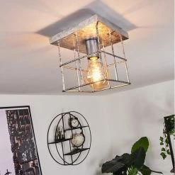 Hofstein Fevaag Deckenleuchte Silber, 1-flammig 15 Hofstein Fevaag Deckenleuchte Silber, 1-flammig -Bürolampen Verkäufe fevaag deckenleuchte h3441398 6