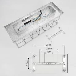 Hofstein Fevaag Deckenleuchte Chrom, Silber, 3-flammig -Bürolampen Verkäufe fevaag deckenleuchte h3442494 4
