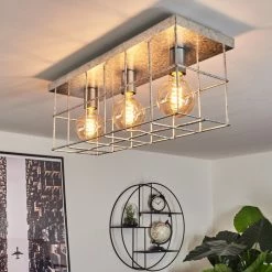 Hofstein Fevaag Deckenleuchte Chrom, Silber, 3-flammig -Bürolampen Verkäufe fevaag deckenleuchte h3442494 6