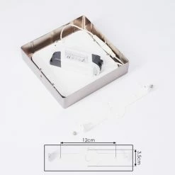 Hofstein Finsrud Deckenleuchte LED Nickel-Matt, 1-flammig -Bürolampen Verkäufe finsrud deckenleuchte h3427408 4