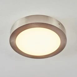 Hofstein Finsrud Deckenleuchte LED Nickel-Matt, 1-flammig -Bürolampen Verkäufe finsrud deckenleuchte h3427439 9