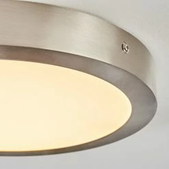 Hofstein Finsrud Deckenleuchte LED Nickel-Matt, 1-flammig -Bürolampen Verkäufe finsrud deckenleuchte h3427477 5