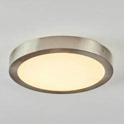 Hofstein Finsrud Deckenleuchte LED Nickel-Matt, 1-flammig -Bürolampen Verkäufe finsrud deckenleuchte h3427477 8