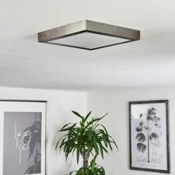 Hofstein Finsrud Deckenleuchte LED Nickel-Matt, 1-flammig 21 Hofstein Finsrud Deckenleuchte LED Nickel-Matt, 1-flammig -Bürolampen Verkäufe finsrud deckenleuchte h3427484 10
