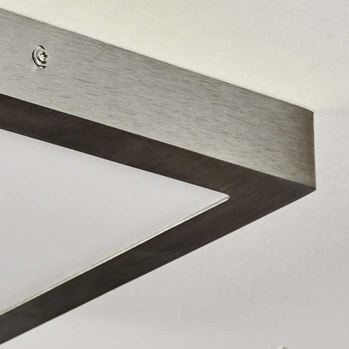 Hofstein Finsrud Deckenleuchte LED Nickel-Matt, 1-flammig 3 Hofstein Finsrud Deckenleuchte LED Nickel-Matt, 1-flammig – Bild 3