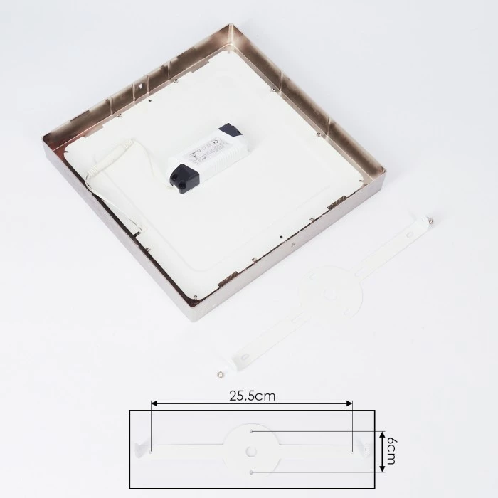 Hofstein Finsrud Deckenleuchte LED Nickel-Matt, 1-flammig 5 Hofstein Finsrud Deckenleuchte LED Nickel-Matt, 1-flammig – Bild 5