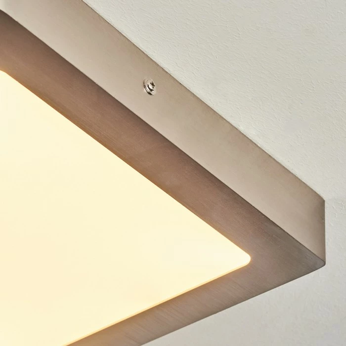 Hofstein Finsrud Deckenleuchte LED Nickel-Matt, 1-flammig 6 Hofstein Finsrud Deckenleuchte LED Nickel-Matt, 1-flammig – Bild 6