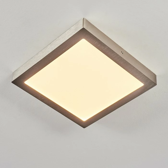 Hofstein Finsrud Deckenleuchte LED Nickel-Matt, 1-flammig 10 Hofstein Finsrud Deckenleuchte LED Nickel-Matt, 1-flammig – Bild 10