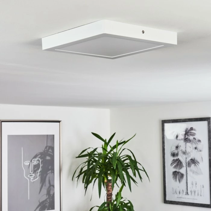 Hofstein Finsrud Deckenleuchte LED Weiß, 1-flammig 2 Hofstein Finsrud Deckenleuchte LED Weiß, 1-flammig – Bild 2