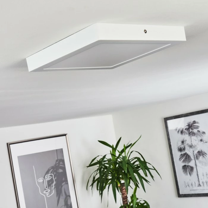 Hofstein Finsrud Deckenleuchte LED Weiß, 1-flammig 11 Hofstein Finsrud Deckenleuchte LED Weiß, 1-flammig – Bild 11