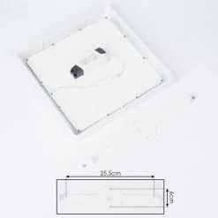 Hofstein Finsrud Deckenleuchte LED Weiß, 1-flammig 15 Hofstein Finsrud Deckenleuchte LED Weiß, 1-flammig -Bürolampen Verkäufe finsrud deckenleuchte h3427538 4
