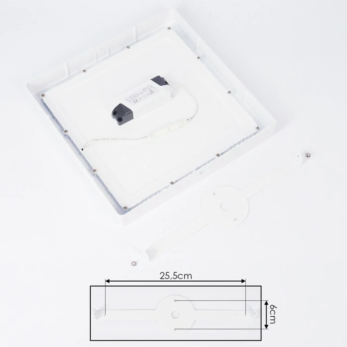 Hofstein Finsrud Deckenleuchte LED Weiß, 1-flammig 5 Hofstein Finsrud Deckenleuchte LED Weiß, 1-flammig – Bild 5