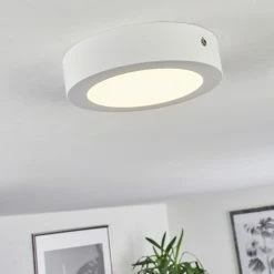 Hofstein Finsrud Deckenleuchte LED Weiß, 1-flammig -Bürolampen Verkäufe finsrud deckenleuchte h3436288 8