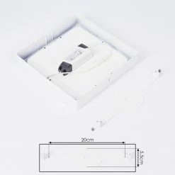 Hofstein Finsrud Deckenleuchte LED Weiß, 1-flammig 14 Hofstein Finsrud Deckenleuchte LED Weiß, 1-flammig -Bürolampen Verkäufe finsrud deckenleuchte h3436349 4