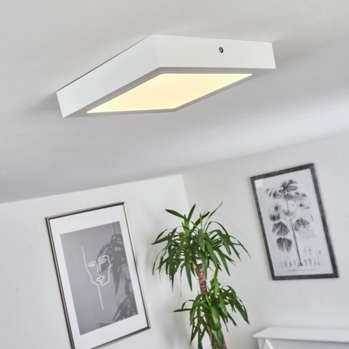 Hofstein Finsrud Deckenleuchte LED Weiß, 1-flammig 9 Hofstein Finsrud Deckenleuchte LED Weiß, 1-flammig – Bild 9