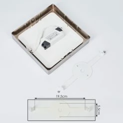 Hofstein Finsrud Deckenleuchte LED Nickel-Matt, 1-flammig -Bürolampen Verkäufe finsrud deckenleuchte h3436615 4