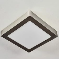Hofstein Finsrud Deckenleuchte LED Nickel-Matt, 1-flammig -Bürolampen Verkäufe finsrud deckenleuchte h3436615 7
