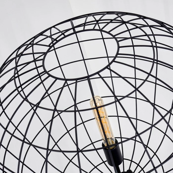 Hofstein Flambeau Stehleuchte Schwarz, 1-flammig 12 Hofstein Flambeau Stehleuchte Schwarz, 1-flammig – Bild 12