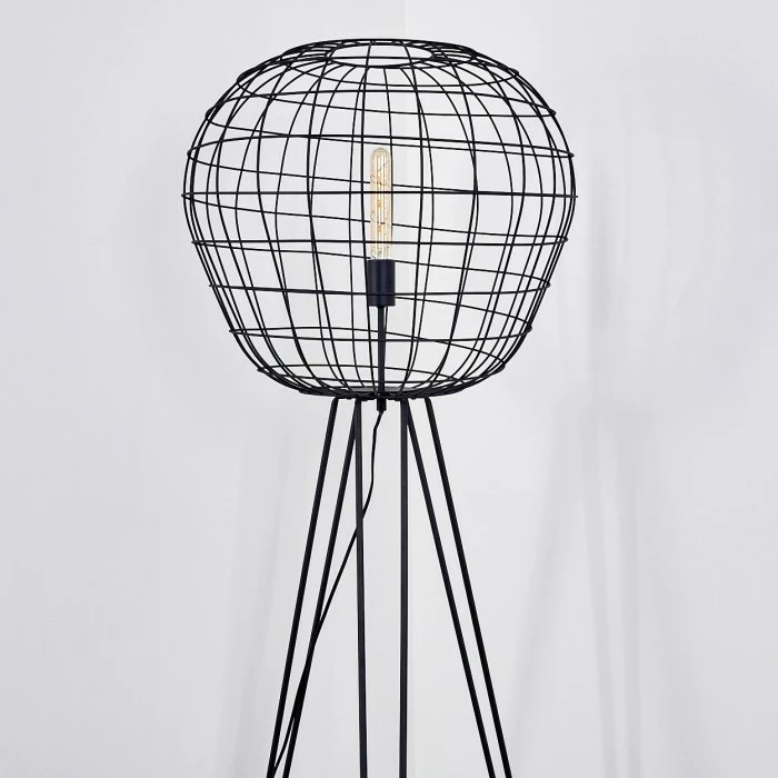 Hofstein Flambeau Stehleuchte Schwarz, 1-flammig 6 Hofstein Flambeau Stehleuchte Schwarz, 1-flammig – Bild 6