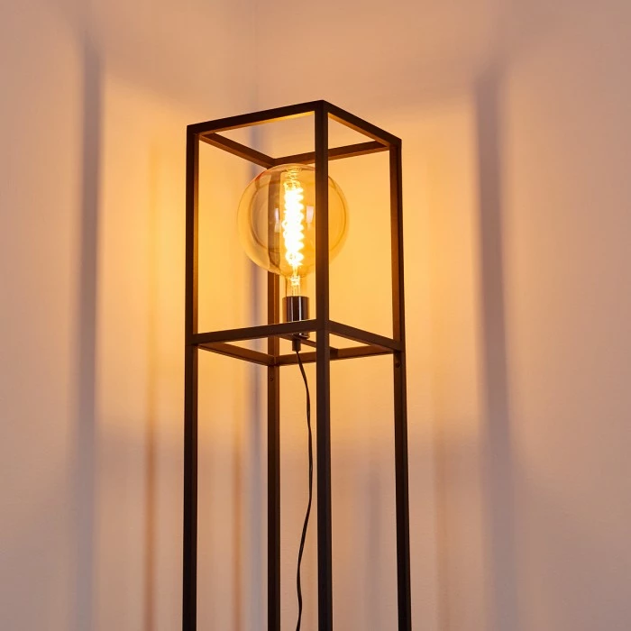 Hofstein Flambeau Stehleuchte Schwarz, 1-flammig 14 Hofstein Flambeau Stehleuchte Schwarz, 1-flammig – Bild 14