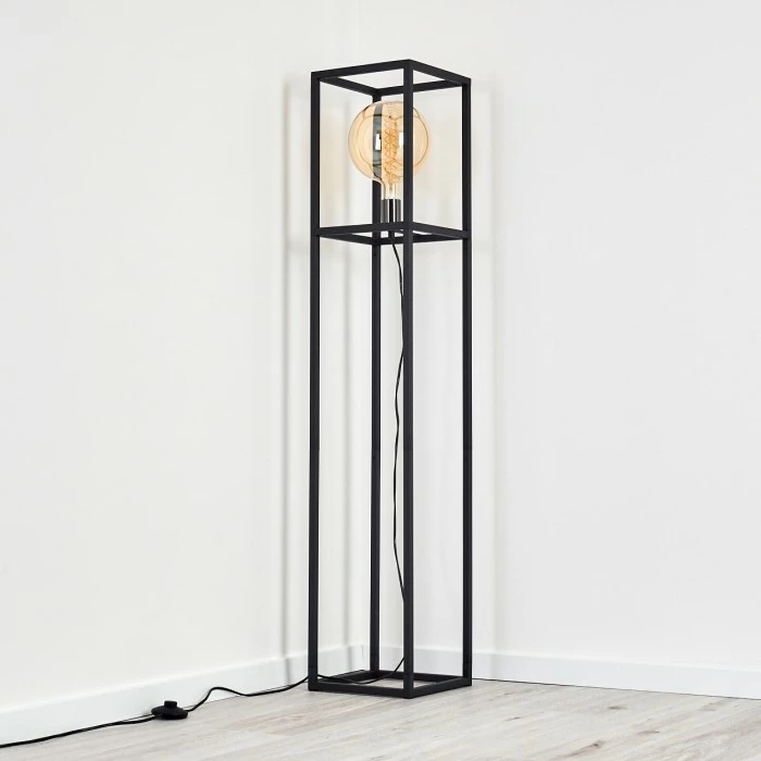 Hofstein Flambeau Stehleuchte Schwarz, 1-flammig 15 Hofstein Flambeau Stehleuchte Schwarz, 1-flammig – Bild 15