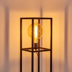 Hofstein Flambeau Stehleuchte Schwarz, 1-flammig 26 Hofstein Flambeau Stehleuchte Schwarz, 1-flammig -Bürolampen Verkäufe flambeau stehleuchte h3361993 6