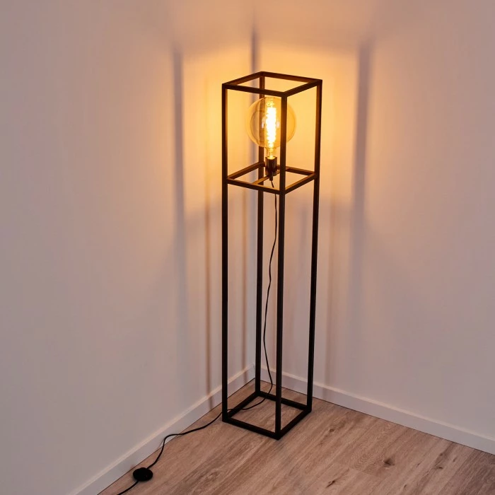 Hofstein Flambeau Stehleuchte Schwarz, 1-flammig 10 Hofstein Flambeau Stehleuchte Schwarz, 1-flammig – Bild 10