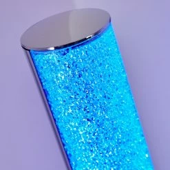 Hofstein Flaut Stehleuchte LED Chrom, 1-flammig, Fernbedienung, Farbwechsler -Bürolampen Verkäufe flaut stehleuchte h3270721 do1 7