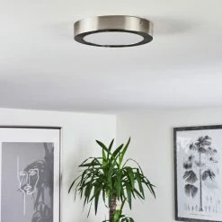 Hofstein Fnsrud Deckenleuchte LED Nickel-Matt, 1-flammig -Bürolampen Verkäufe fnsrud deckenleuchte h3436592 9