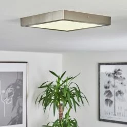 Hofstein Fnsrud Deckenleuchte LED Nickel-Matt, 1-flammig 16 Hofstein Fnsrud Deckenleuchte LED Nickel-Matt, 1-flammig -Bürolampen Verkäufe fnsrud deckenleuchte h3436646 6
