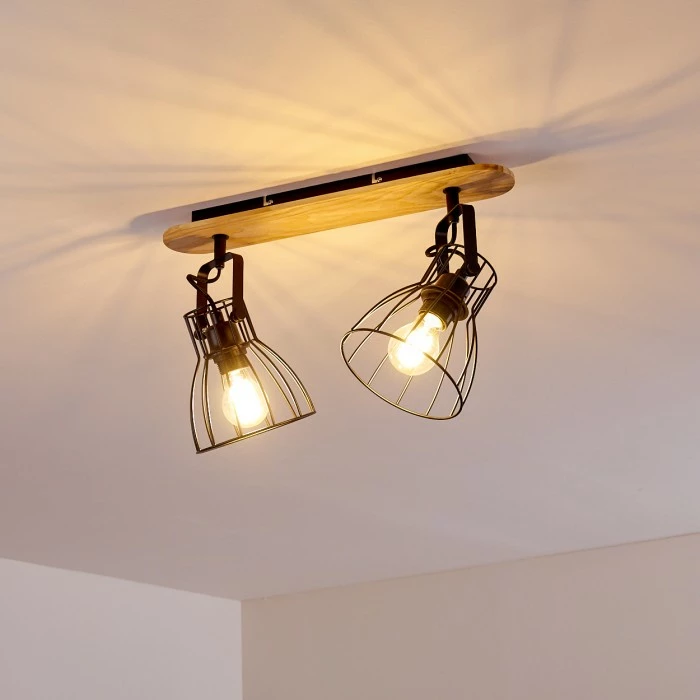 Hofstein Forshaga Deckenleuchte Holz hell, 2-flammig 12 Hofstein Forshaga Deckenleuchte Holz hell, 2-flammig – Bild 12