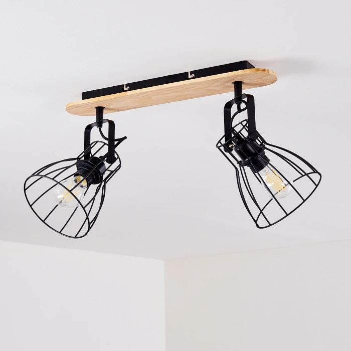 Hofstein Forshaga Deckenleuchte Holz hell, 2-flammig 13 Hofstein Forshaga Deckenleuchte Holz hell, 2-flammig – Bild 13