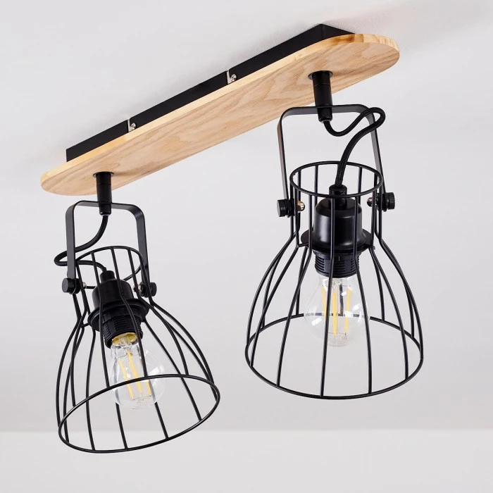 Hofstein Forshaga Deckenleuchte Holz hell, 2-flammig 16 Hofstein Forshaga Deckenleuchte Holz hell, 2-flammig – Bild 16