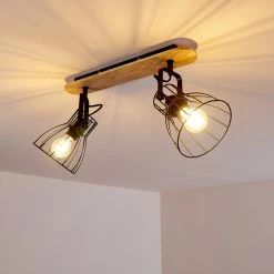 Hofstein Forshaga Deckenleuchte Holz hell, 2-flammig 37 Hofstein Forshaga Deckenleuchte Holz hell, 2-flammig -Bürolampen Verkäufe forshaga deckenleuchte h3346877 17