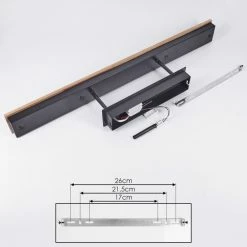 Hofstein Giresta Deckenleuchte LED Schwarz, 4-flammig -Bürolampen Verkäufe giresta deckenleuchte h3436691 4
