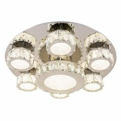 Globo AMUR Deckenleuchte LED Chrom, 1-flammig