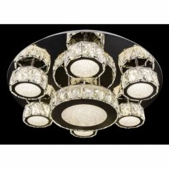 Globo AMUR Deckenleuchte LED Chrom, 1-flammig 8 Globo AMUR Deckenleuchte LED Chrom, 1-flammig -Bürolampen Verkäufe globo amur deckenleuchte 49350 60 2