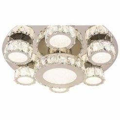 Globo AMUR Deckenleuchte LED Chrom, 1-flammig 11 Globo AMUR Deckenleuchte LED Chrom, 1-flammig -Bürolampen Verkäufe globo amur deckenleuchte 49350 60 5