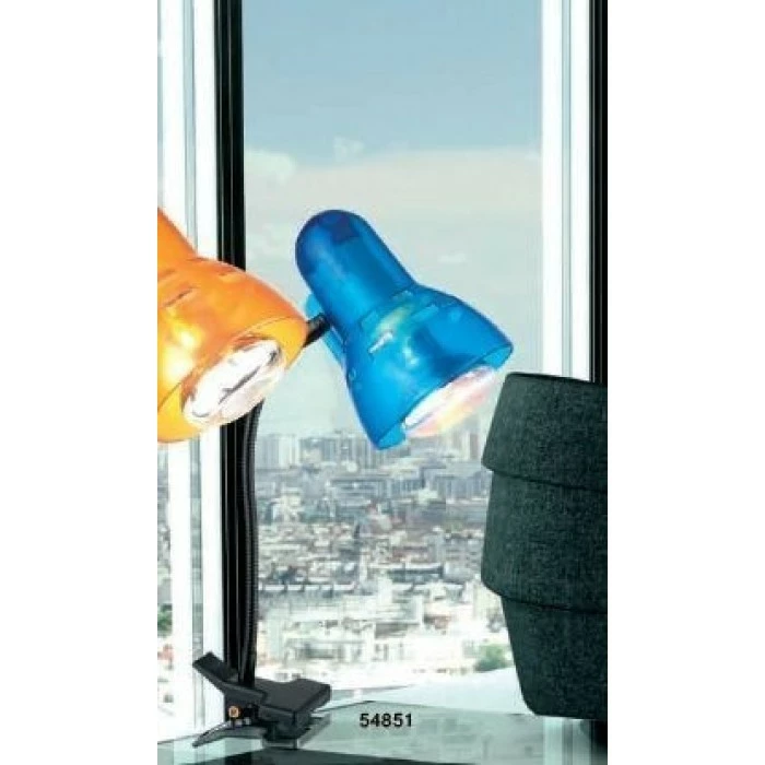 Globo CLIP Klemmstrahler Blau, 1-flammig 1 Globo CLIP Klemmstrahler Blau, 1-flammig
