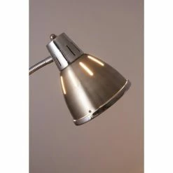 Globo Ego Stehleuchte Nickel-Matt, Chrom, 1-flammig -Bürolampen Verkäufe globo ego stehleuchte 24778 8