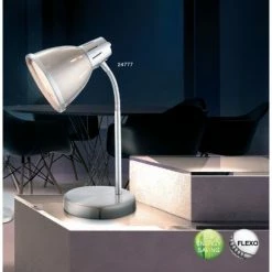 Globo EGO Tischleuchte Nickel-Matt, Chrom, 1-flammig