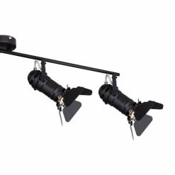 Globo EGON Strahler Schwarz, 4-flammig -Bürolampen Verkäufe globo egon strahler 54650 4b 4