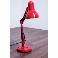 Globo Famous Schreibtischleuchte Rot, 1-flammig -Bürolampen Verkäufe globo famous schreibtischleuchte 24882 5