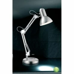 Globo FLOW Tischleuchte Nickel-Matt, Chrom, Edelstahl, 1-flammig